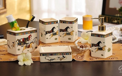 2014创意家居用品设计 欧式陶瓷卫浴艺术赏析